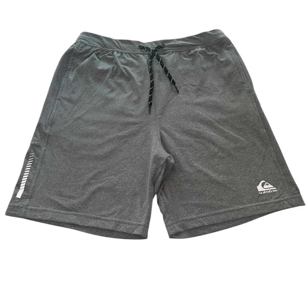 Quicksilver Training Shorts 19” Knit Gray NWT Men’s Size Medium